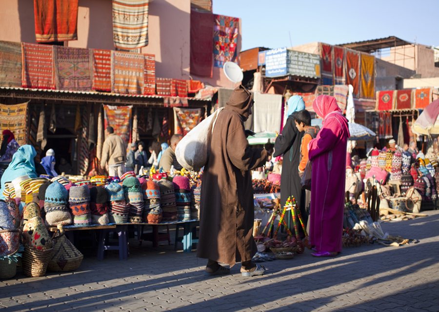 Morocco Souk Shopping