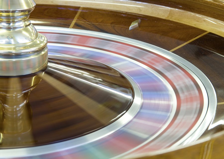 Roulette in Vegas, (photo by Abraham Nowitz)