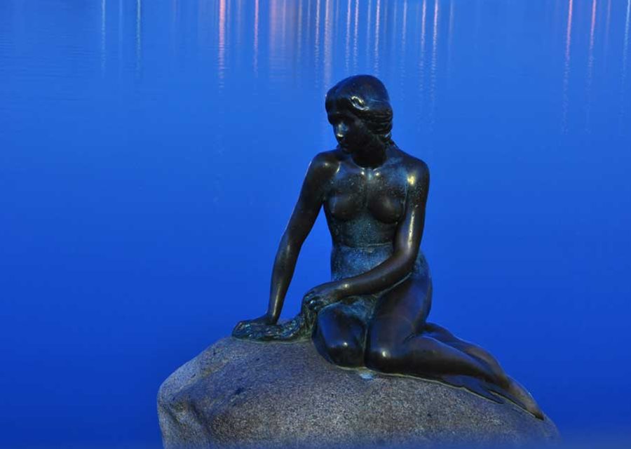 Denmark’s most famous statue, Den Lille Havfrue – the Little Mermaid, (photo by David Hall)