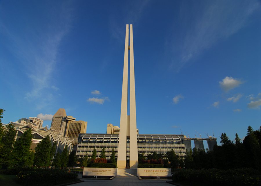 Singapore's War Memorial, (photo by Vincent Ng)